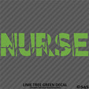 Nurse Heartbeat Health Care Front Line Vinyl Decal