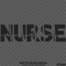 Nurse Heartbeat Health Care Front Line Vinyl Decal