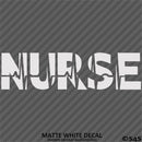 Nurse Heartbeat Health Care Front Line Vinyl Decal