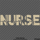 Nurse Heartbeat Health Care Front Line Vinyl Decal