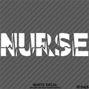 Nurse Heartbeat Health Care Front Line Vinyl Decal