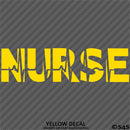 Nurse Heartbeat Health Care Front Line Vinyl Decal