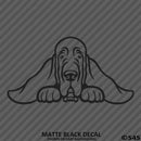 Peeking Blood Hound Puppy Vinyl Decal - S4S Designs