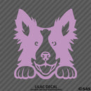 Peeking Border Collie Puppy Dog Vinyl Decal - S4S Designs