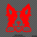 Peeking Border Collie Puppy Dog Vinyl Decal - S4S Designs