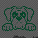 Peeking Boxer Puppy Dog Vinyl Decal - S4S Designs