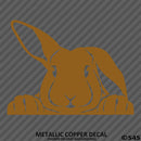 Peeking Bunny Rabbit Vinyl Decal - S4S Designs