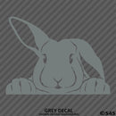 Peeking Bunny Rabbit Vinyl Decal - S4S Designs