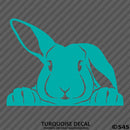 Peeking Bunny Rabbit Vinyl Decal - S4S Designs