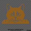 Peeking Cat Kitten Vinyl Decal