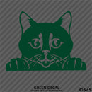Peeking Cat Kitten Vinyl Decal