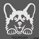 Peeking Corgi Puppy Dog Vinyl Decal - S4S Designs