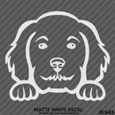 Peeking Golden Doodle Puppy Dog Vinyl Decal - S4S Designs