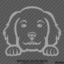 Peeking Golden Doodle Puppy Dog Vinyl Decal - S4S Designs
