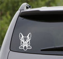 Peeking German Shepherd Puppy Dog Vinyl Decal - S4S Designs