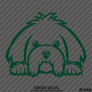 Peeking Maltese Puppy Dog Vinyl Decal - S4S Designs