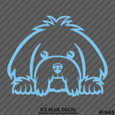 Peeking Maltese Puppy Dog Vinyl Decal - S4S Designs