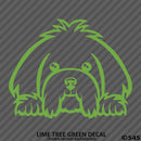 Peeking Maltese Puppy Dog Vinyl Decal - S4S Designs