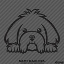 Peeking Maltese Puppy Dog Vinyl Decal - S4S Designs