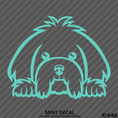 Peeking Maltese Puppy Dog Vinyl Decal - S4S Designs