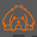 Peeking Maltese Puppy Dog Vinyl Decal - S4S Designs