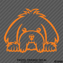 Peeking Maltese Puppy Dog Vinyl Decal - S4S Designs