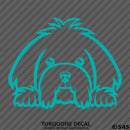 Peeking Maltese Puppy Dog Vinyl Decal - S4S Designs