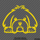 Peeking Maltese Puppy Dog Vinyl Decal - S4S Designs