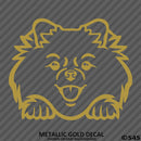 Peeking Pomeranian Puppy Dog Vinyl Decal - S4S Designs