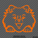 Peeking Pomeranian Puppy Dog Vinyl Decal - S4S Designs