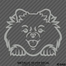 Peeking Pomeranian Puppy Dog Vinyl Decal - S4S Designs