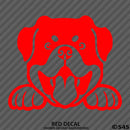 Peeking Rottweiler Puppy Dog Vinyl Decal - S4S Designs