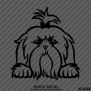 Peeking Shih Tzu Puppy Dog Vinyl Decal - S4S Designs