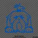 Peeking Shih Tzu Puppy Dog Vinyl Decal - S4S Designs