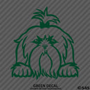 Peeking Shih Tzu Puppy Dog Vinyl Decal - S4S Designs