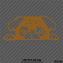 Peeking Pug Puppy Vinyl Decal - S4S Designs