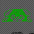 Peeking Pug Puppy Vinyl Decal - S4S Designs