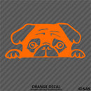 Peeking Pug Puppy Vinyl Decal - S4S Designs