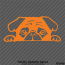 Peeking Pug Puppy Vinyl Decal - S4S Designs