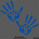 Jeep Punisher Hand Wave Mirror Set Pair Left/Right Vinyl Decal - S4S Designs