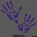 Jeep Punisher Hand Wave Mirror Set Pair Left/Right Vinyl Decal - S4S Designs