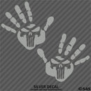 Jeep Punisher Hand Wave Mirror Set Pair Left/Right Vinyl Decal - S4S Designs