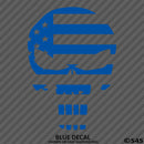 American Flag: Punisher Skull Patriotic Vinyl Decal - S4S Designs