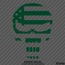 American Flag: Punisher Skull Patriotic Vinyl Decal - S4S Designs