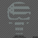 American Flag: Punisher Skull Patriotic Vinyl Decal - S4S Designs