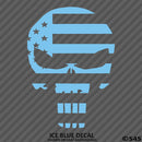 American Flag: Punisher Skull Patriotic Vinyl Decal - S4S Designs