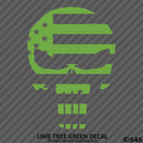 American Flag: Punisher Skull Patriotic Vinyl Decal - S4S Designs