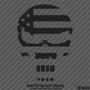 American Flag: Punisher Skull Patriotic Vinyl Decal - S4S Designs
