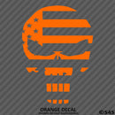 American Flag: Punisher Skull Patriotic Vinyl Decal - S4S Designs