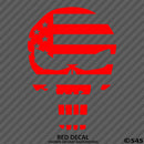 American Flag: Punisher Skull Patriotic Vinyl Decal - S4S Designs